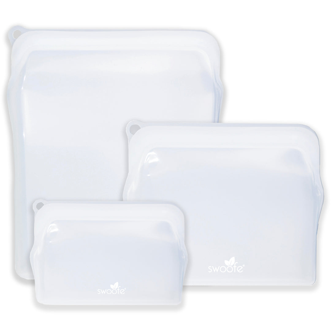 Silicone Storage Bags (3 Pack Bundle Set)